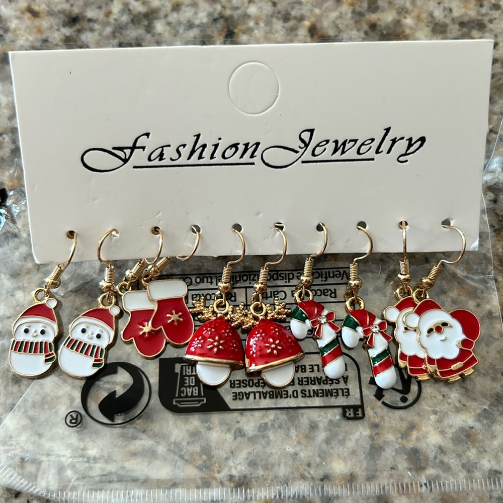 Holiday Earrings - 5 Pair